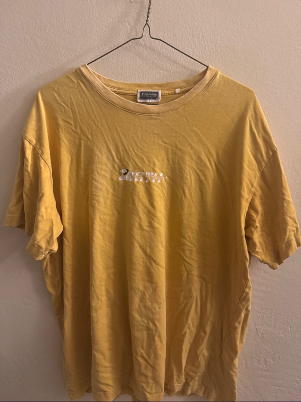 Kith x Columbia Yellow Short Sleeve Tee